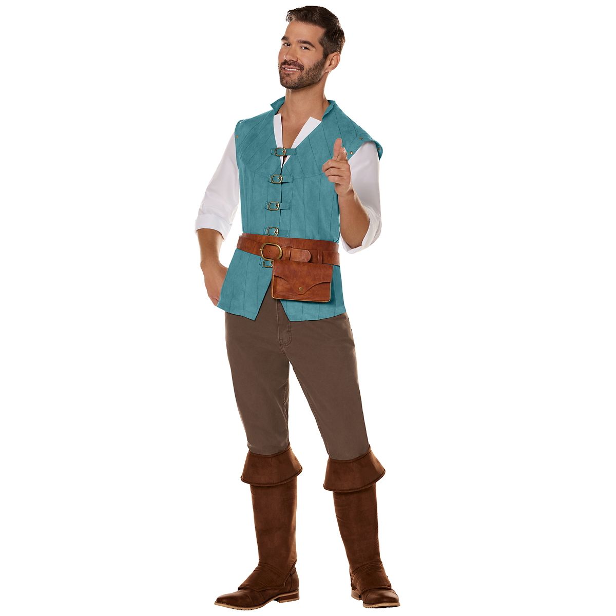 Adult Flynn Rider Costume - Tangled BLUE