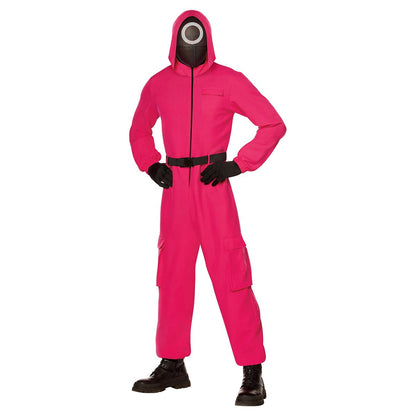 Adult Guard Costume -  Squid Game PINK