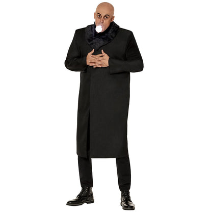 Adult Uncle Fester Costume - The Addams Family BLACK
