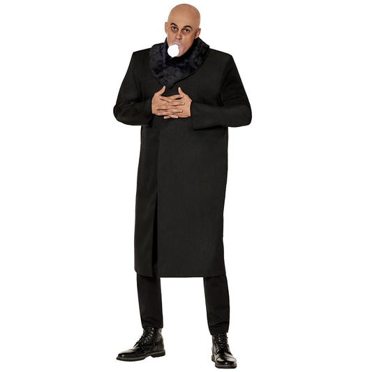 Adult Uncle Fester Costume - The Addams Family BLACK