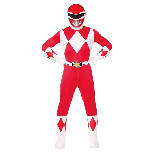 Adult Red Power Ranger Costume - Mighty Morphin Power Rangers RED