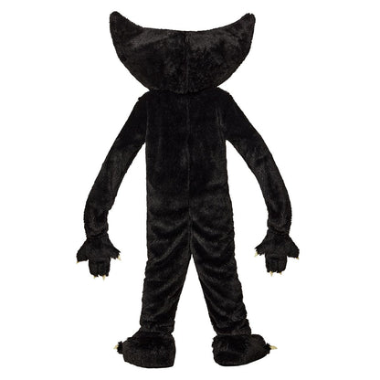 Adult Killy Willy Jumpsuit Costume - Poppy Playtime BLACK AND RED