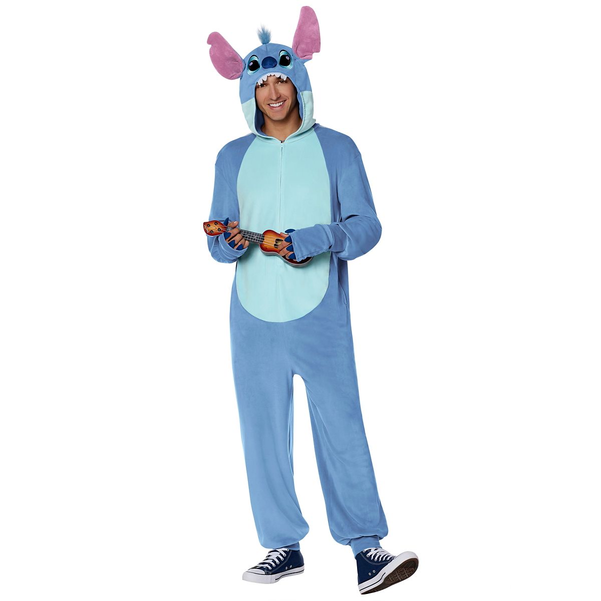 Adult Stitch Jumpsuit Costume - Lilo & Stitch BLUE