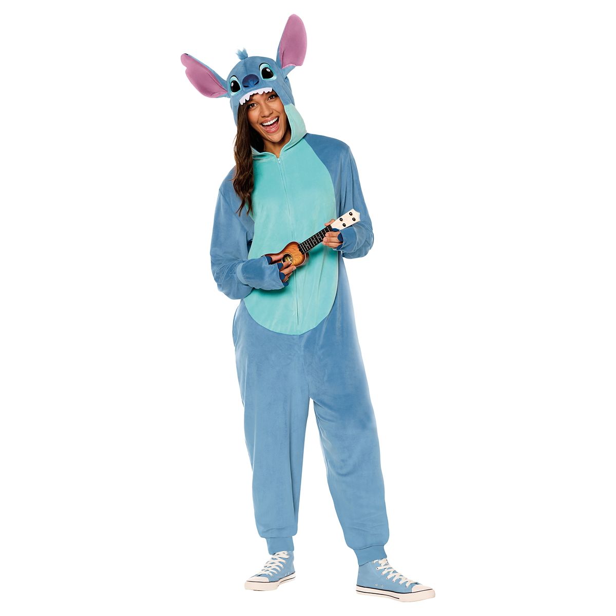 Adult Stitch Jumpsuit Costume - Lilo & Stitch BLUE