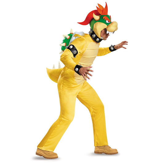 Adult Bowser Costume Deluxe - Super Mario Bros. BROWN