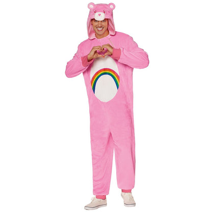 Adult Pink Cheer Bear Jumpsuit - Care Bears PINK