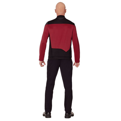 Adult Picard Costume - Star Trek: The Next Generation BLACK AND RED