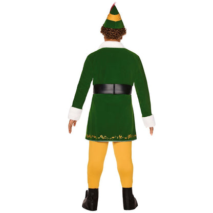 Adult Buddy the Elf Costume - Elf YELLOW/GREEN