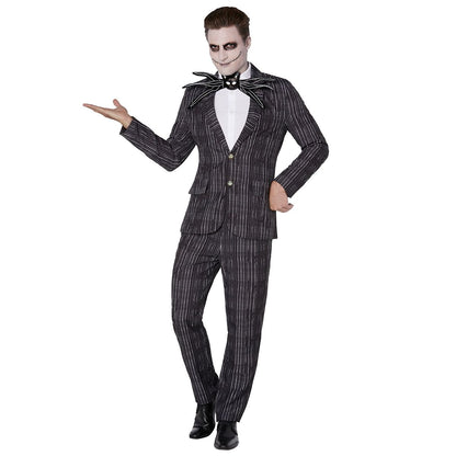 Adult Jack Skellington Suit - The Nightmare Before Christmas BLACK AND WHITE