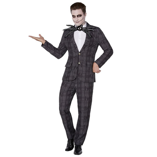 Adult Jack Skellington Suit - The Nightmare Before Christmas BLACK AND WHITE