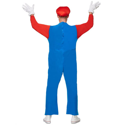 Adult Mario Costume - Mario Bros MULTI-COLOR