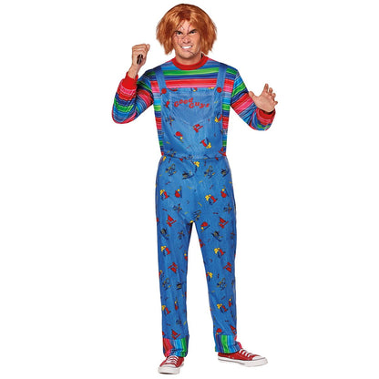 Adult Chucky Costume MULTI-COLOR