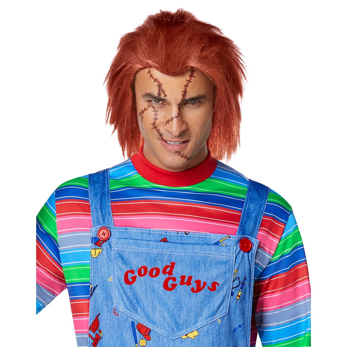 Adult Chucky Costume MULTI-COLOR