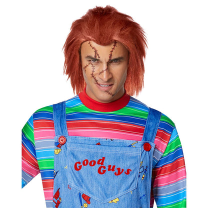 Adult Chucky Costume MULTI-COLOR