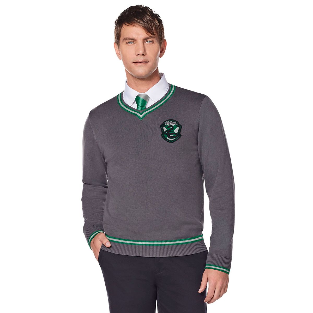 Adult Syltherin Sweater - Harry Potter GRAY