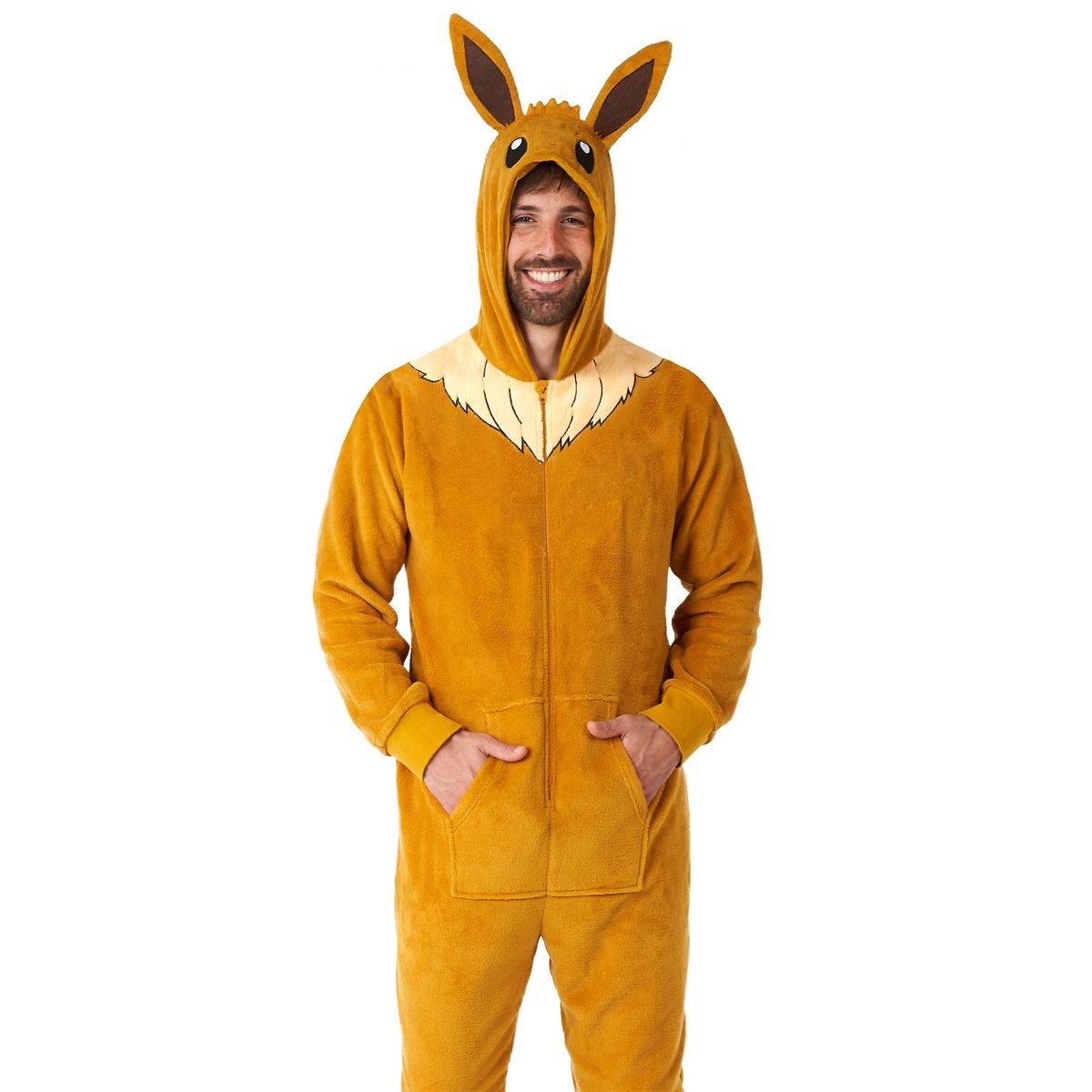 Adult Eevee Costume Deluxe-Pokémon BROWN