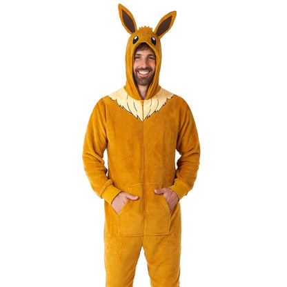 Adult Eevee Costume Deluxe-Pokémon BROWN