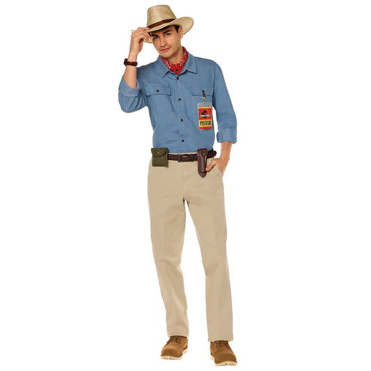 Adult Dr. Grant Costume - Jurassic Park BEIGE
