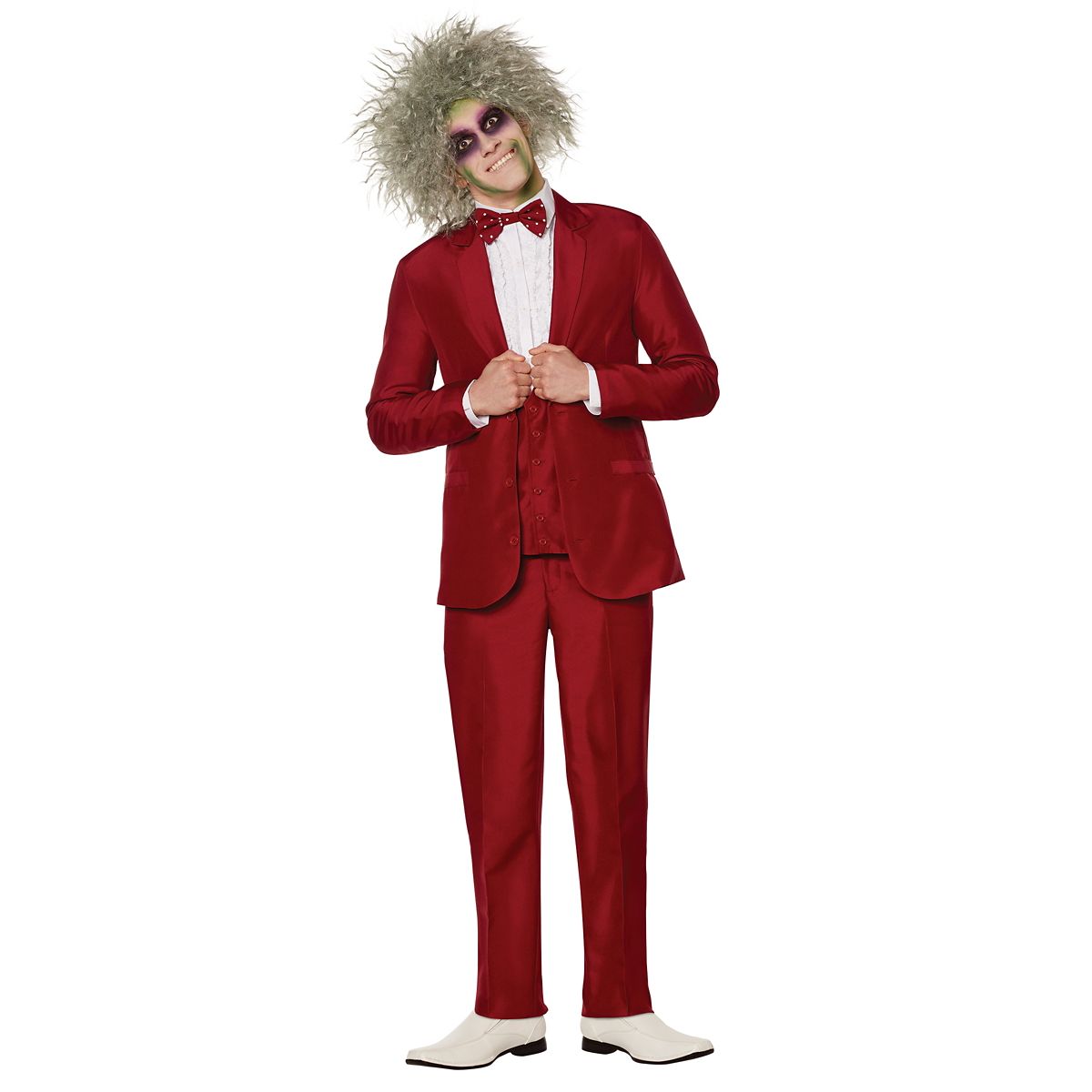 Adult Beetlejuice Wedding Suit WINE