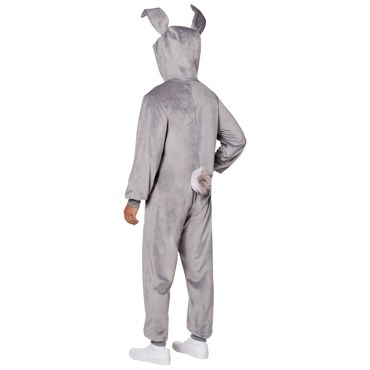Adult Bugs Bunny Jumpsuit - Loony Tunes WHITE/GREY