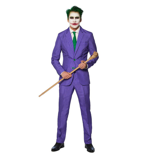 Adult The Joker Suit - Batman PURPLE
