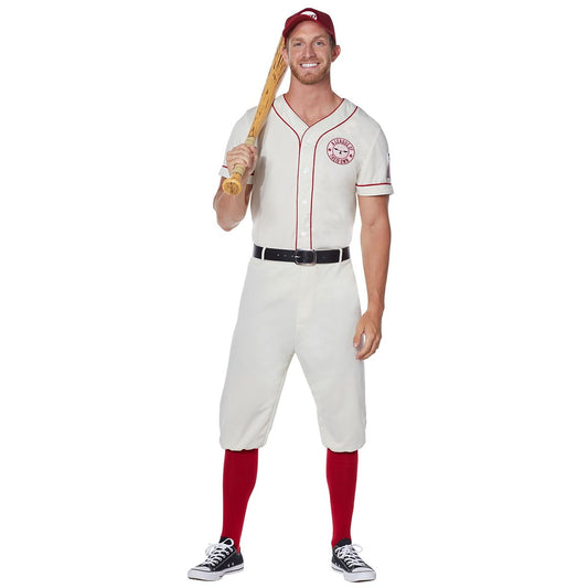 Adult Jimmy Plus Size Costume - A League of Their Own WHITE
