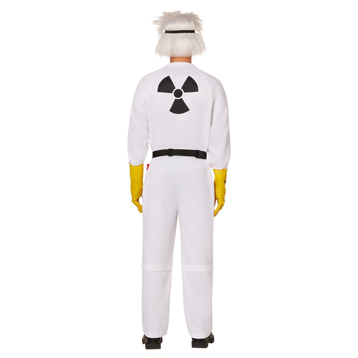 Adult Doc Brown Costume - Back to the Future WHITE - MULTI