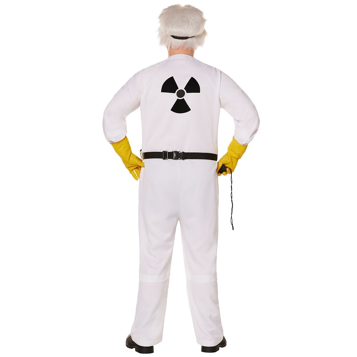 Adult Doc Brown Costume - Back to the Future WHITE - MULTI