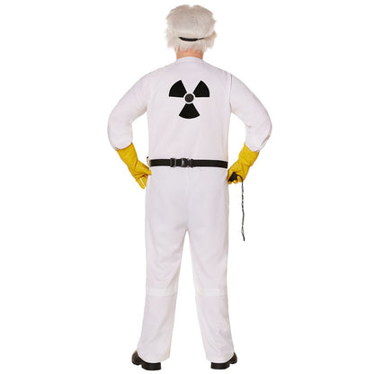 Adult Doc Brown Costume - Back to the Future WHITE - MULTI