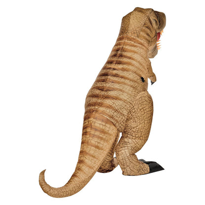 Adult T-Rex Inflatable Costume Deluxe  - Jurassic Park BROWN