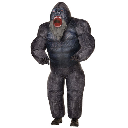 Adult Inflatable Kong Costume - Godzilla vs. Kong BLACK