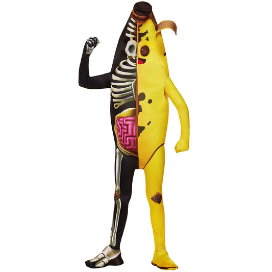 Adult Peely Bone Costume - Fortnite MULTI-COLOR