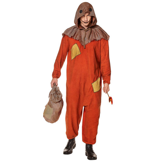 Adult Sam Jumpsuit - Trick 'r Treat ORANGE/BROWN