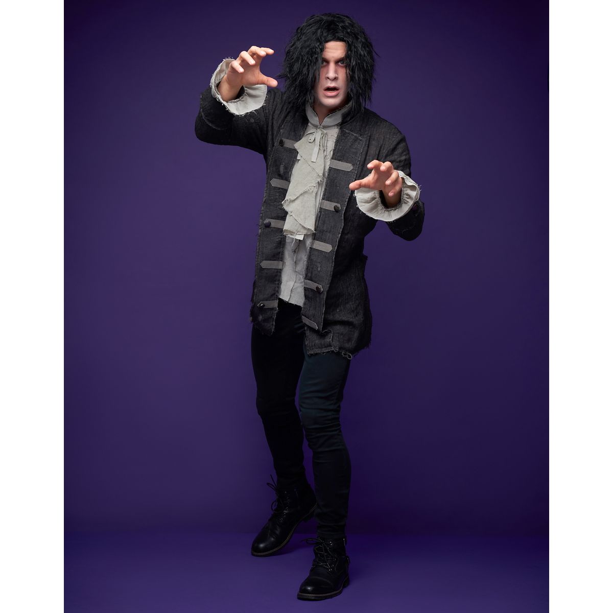 Adult Billy Butcherson Costume - Hocus Pocus BLACK