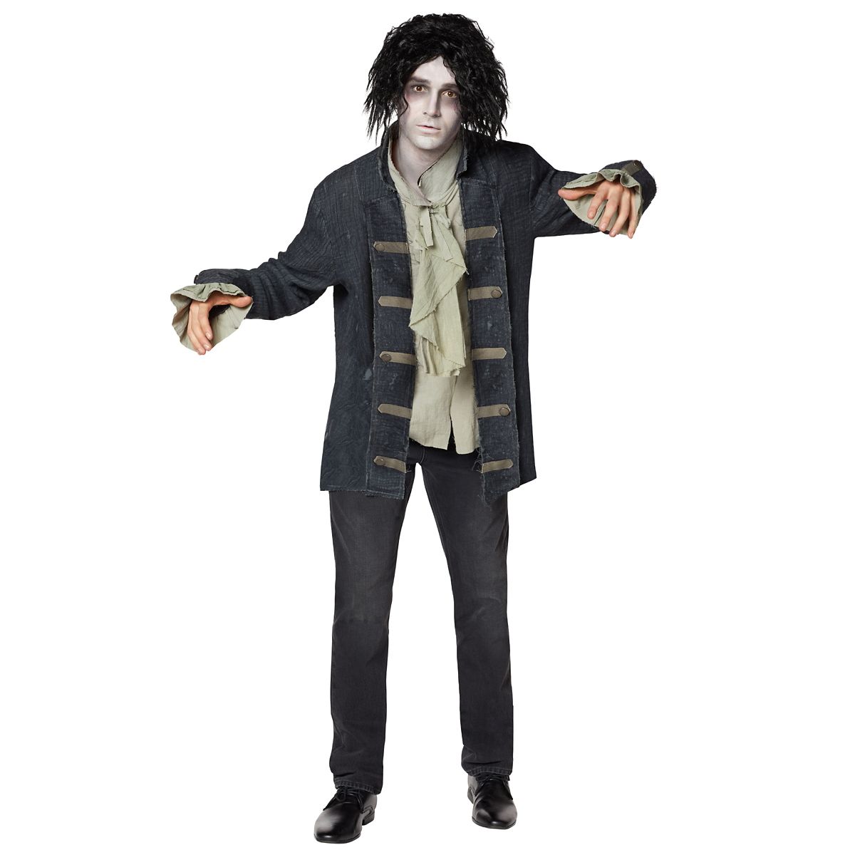 Adult Billy Butcherson Costume - Hocus Pocus BLACK
