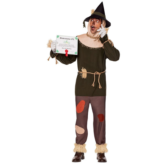 Adult Scarecrow Costume - The Wizard of Oz MULTI-COLOR