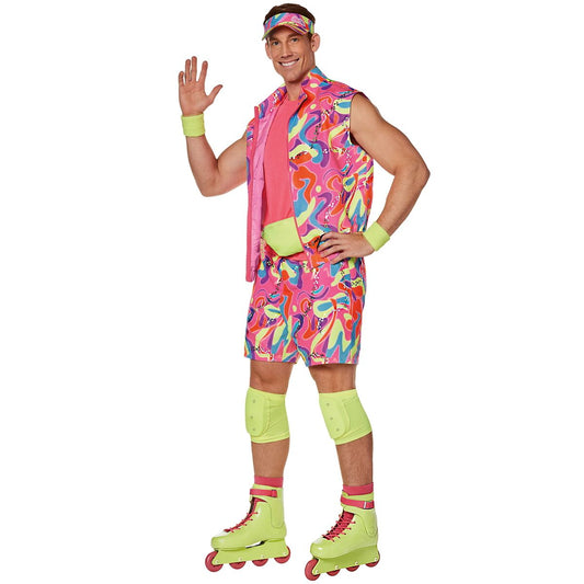 Adult Skating Ken Costume - Barbie the Movie MULTI-COLOR