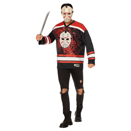 Adult Jason Hockey Costume - Jason Universe BLACK