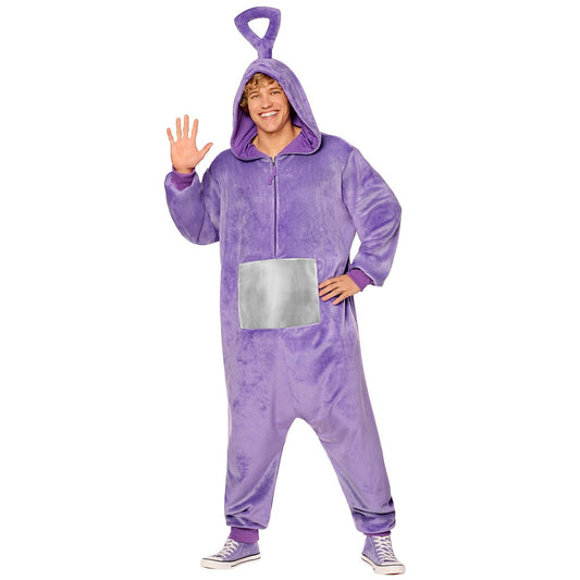 Adult Tinky Winky Jumpsuit Costume -  Teletubbies PURPLE