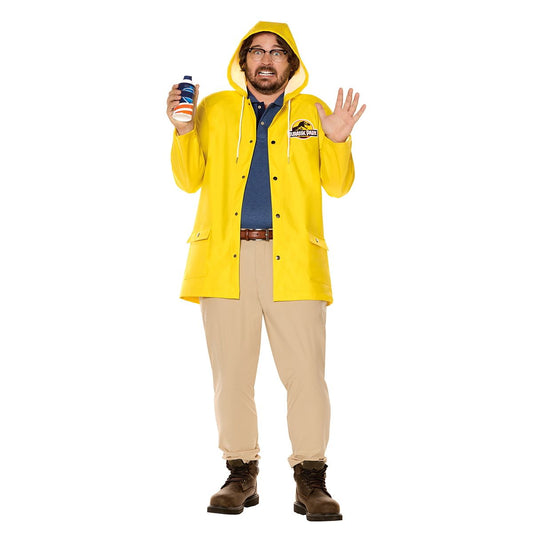 Adult Dennis Nedry Costume - Jurassic Park YELLOW