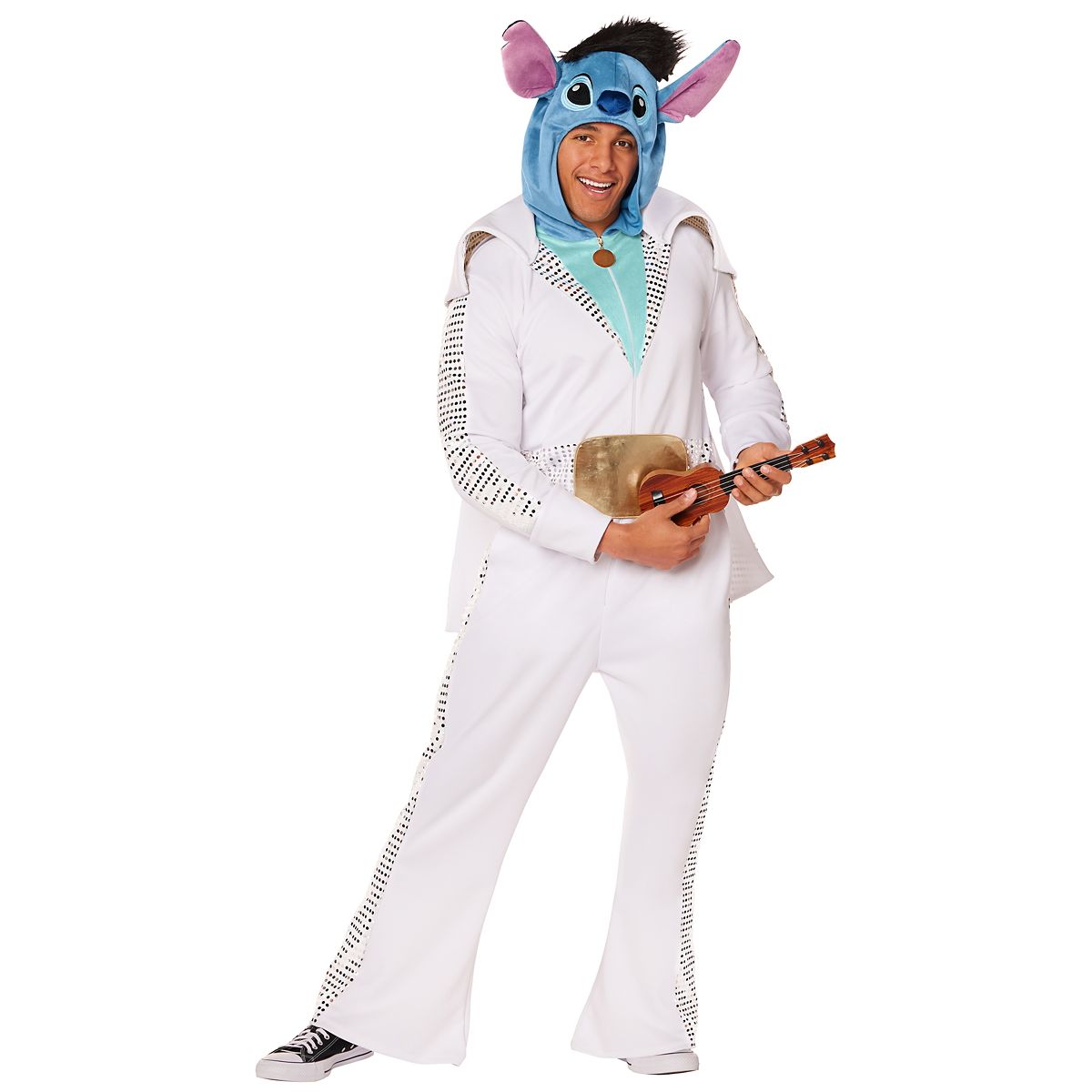 Adult Stitch as Elvis Costume - Lilo & Stitch BLUE / WHITE