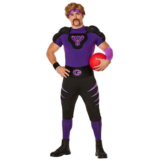 Adult Purple Cobra Uniform Costume - Dodgeball PURPLE