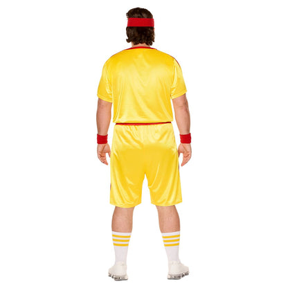Adult Average Joe's Plus Size Costume - Dodgeball YELLOW