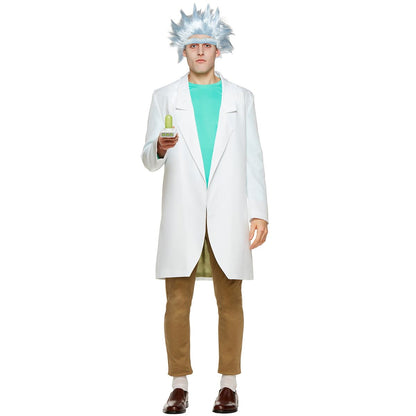 Adult Rick Costume - Rick and Morty WHITE