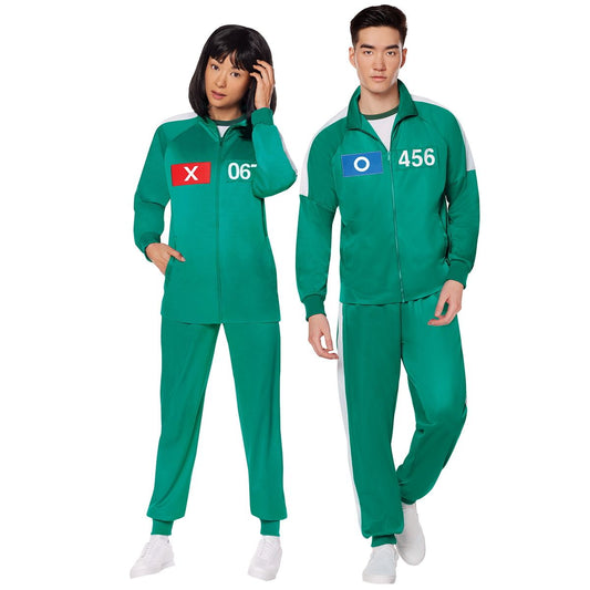 Adult Squid Game Player Costume TEAL
