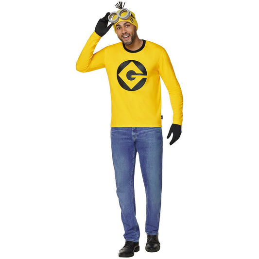Adult Kevin Long Sleeve Costume Kit - Minions YELLOW