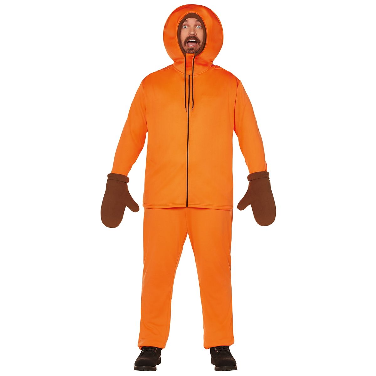 Adult Kenny Costume Kit - South Park ORANGE