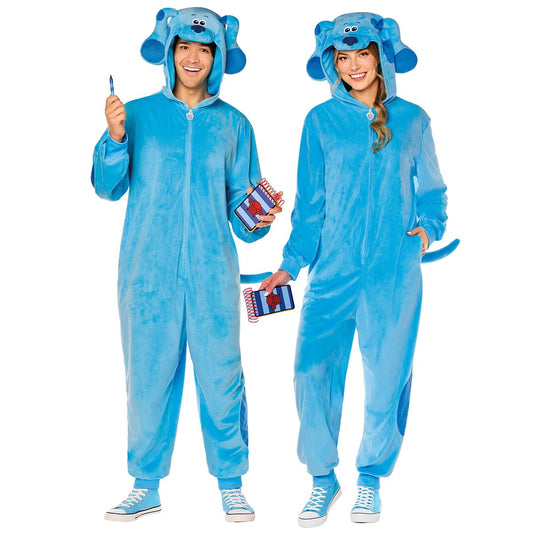 Adult Blue Jumpsuit Costume - Blue’s Clues and You BLUE