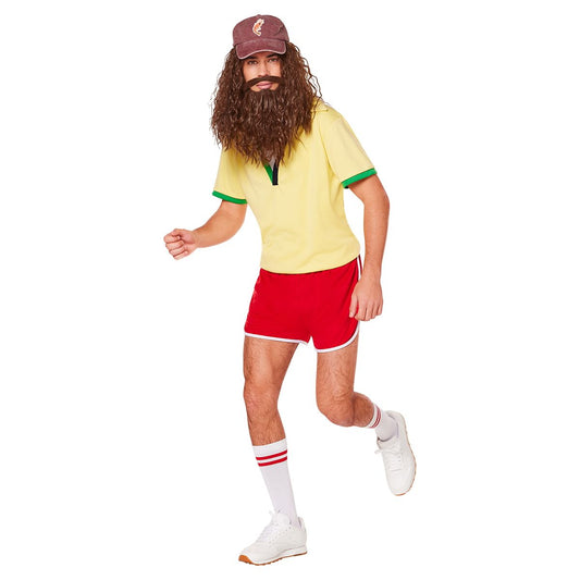 Adult Forrest Gump Running Costume MULTI-COLOR