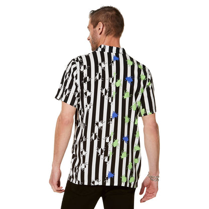 Beetlejuice Spider Button Down Shirt MULTI-COLOR